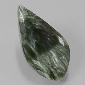Serafinito Verde naturale da 8.50 ct, Forma fantasia, Opaco