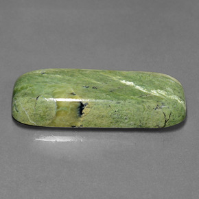 Serpentinite Verde giallastro naturale da 39.11 ct, Taglio a cuscino, Opaco