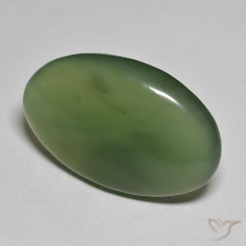 Serpentinite Verde scuro naturale da 23.11 ct, Ovale, Traslucido