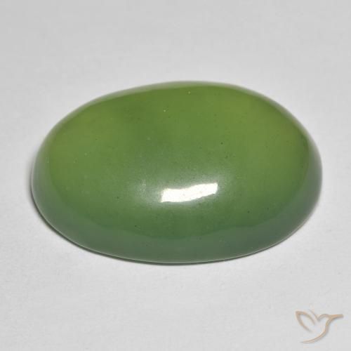 Serpentinite Verde scuro naturale da 37.39 ct, Ovale, Traslucido
