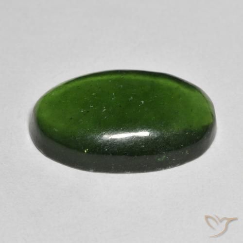 Serpentinite Alghe Verdi naturale da 10.00 ct, Ovale, Traslucido