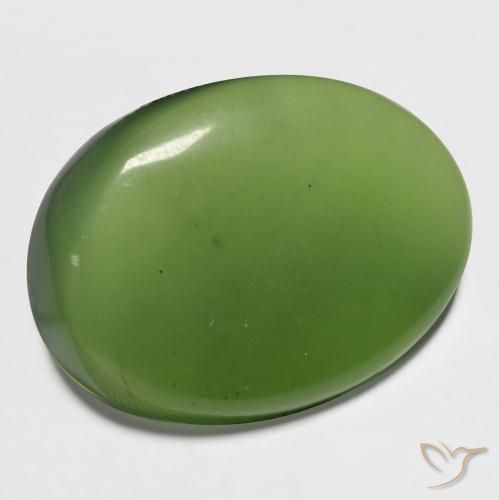 Serpentinite Verde scuro naturale da 21.49 ct, Ovale, Traslucido