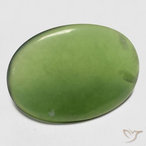 Serpentinite Verde caldo naturale da 15.21 ct, Ovale, Traslucido