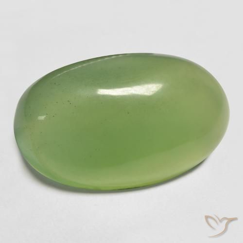 Serpentinite Verde caldo naturale da 18.33 ct, Ovale, Traslucido