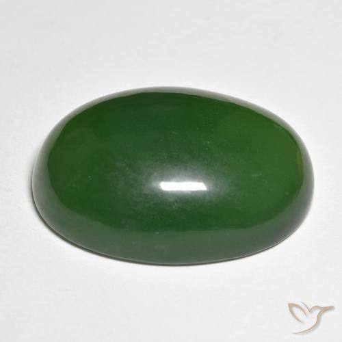 Serpentinite Verde foresta naturale da 55.63 ct, Ovale, Traslucido