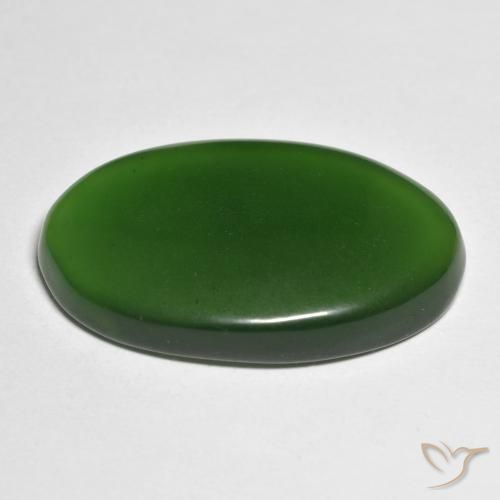 Serpentinite Verde foresta naturale da 25.99 ct, Ovale, Traslucido