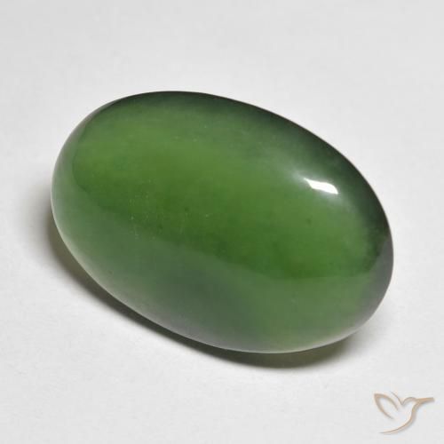 Serpentinite Verde naturale da 14.72 ct, Ovale, Traslucido