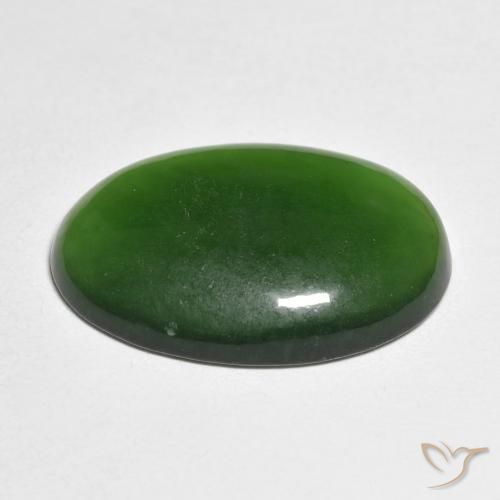 Serpentinite Verde naturale da 14.72 ct, Ovale, Traslucido