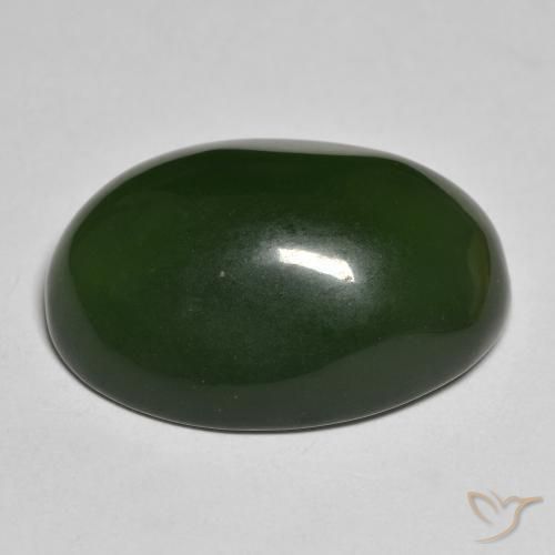 Serpentinite Alghe Verdi naturale da 28.85 ct, Ovale, Traslucido