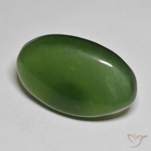 Serpentinite Alghe Verdi naturale da 22.15 ct, Ovale, Traslucido