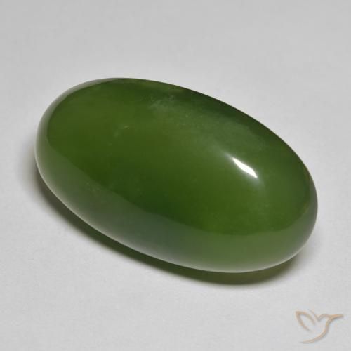 Serpentinite Verde scuro naturale da 32.92 ct, Ovale, Traslucido