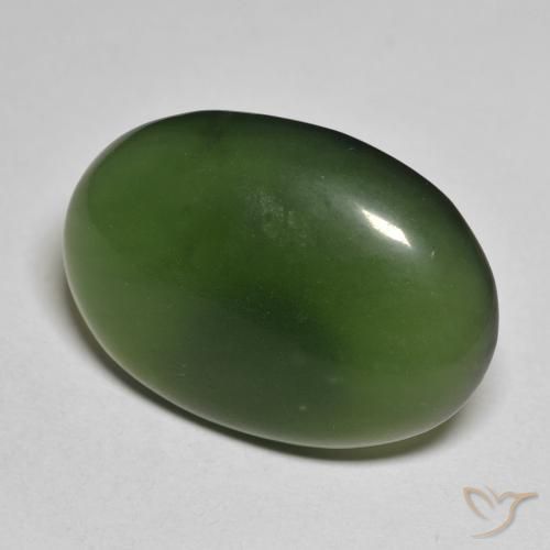 Serpentinite Verde scuro naturale da 20.84 ct, Ovale, Traslucido