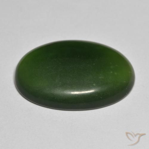 Serpentinite Verde scuro naturale da 20.84 ct, Ovale, Traslucido