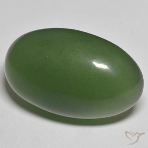 Serpentinite Verde scuro naturale da 27.23 ct, Ovale, Traslucido
