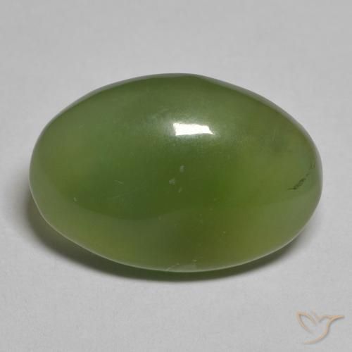 7.92ct Naturale Verde scuro Serpentinite, Ovale, Traslucido