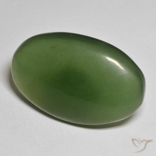Serpentinite Verde scuro naturale da 30.23 ct, Ovale, Traslucido