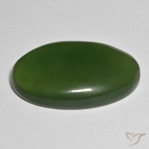 Serpentinite Verde scuro naturale da 30.23 ct, Ovale, Traslucido
