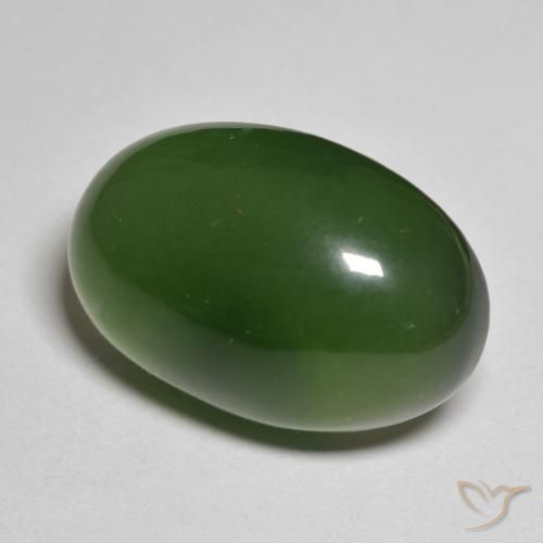 Serpentinite Verde scuro naturale da 23.28 ct, Ovale, Traslucido