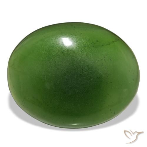 19.15ct verde serpentina, ovale, trasparente