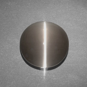 Sillimanite Occhio di Gatto Marrone naturale da 7.63 ct, Trasparente, Trasparente/Traslucido