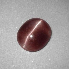Sillimanite Occhio di Gatto Deep Reddish Brown naturale da 2.12 ct, Taglio ovale, Opaco