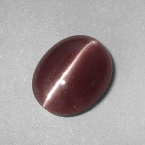 Sillimanite Occhio di Gatto Marrone naturale da 2.02 ct, Trasparente, Trasparente/Traslucido