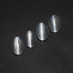 Gemme di Sillimanite Occhio di Gatto color fumo naturale da  ct, Taglio ovale, Traslucido