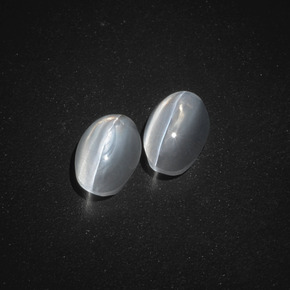 Sillimanite cat's eye naturale fumé da  ct, taglio ovale, traslucido