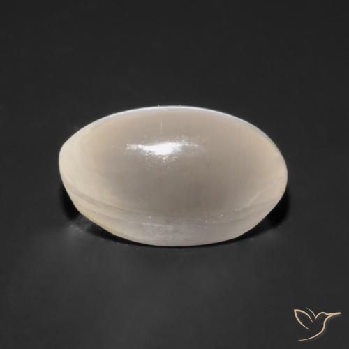 Sillimanite Occhio di Gatto Grigio molto chiaro naturale da 1.59 ct, Ovale, Trasparente