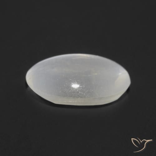 Sillimanite Occhio di Gatto Grigio molto chiaro naturale da 0.81 ct, Ovale, Trasparente