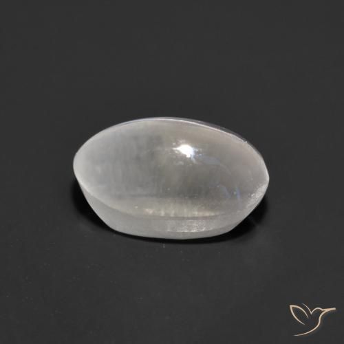 Sillimanite Occhio di Gatto Grigio molto chiaro naturale da 1.27 ct, Ovale, Trasparente