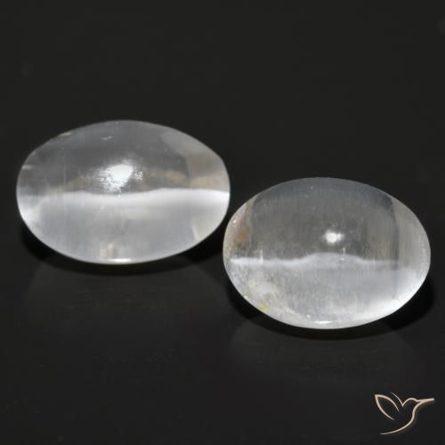 2.71ctw Naturale Grigio molto chiaro Sillimanite effetto occhio di gatto, Ovale, Trasparente
