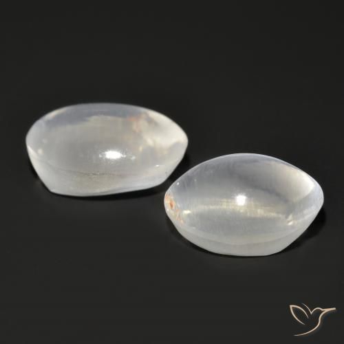 Gemme di Sillimanite Occhio di Gatto Grigio molto chiaro naturale da 2.71 ct, Ovale, Trasparente