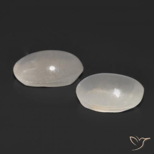 Gemme di Sillimanite Occhio di Gatto Grigio molto chiaro naturale da 1.15 ct, Ovale, Trasparente