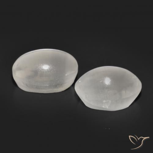 Gemme di Sillimanite Occhio di Gatto Grigio molto chiaro naturale da 2.36 ct, Ovale, Traslucido