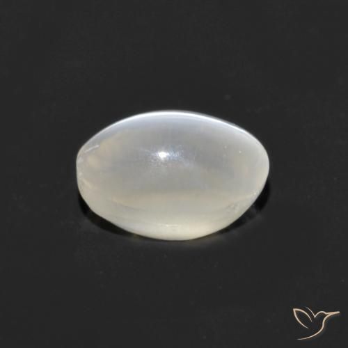 Sillimanite Occhio di Gatto Bianco caldo naturale da 1.06 ct, Ovale, Trasparente