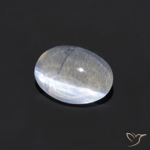 Sillimanite Occhio di Gatto Chiaro naturale da 0.73 ct, Ovale, Trasparente
