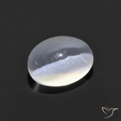 Sillimanite Occhio di Gatto Chiaro naturale da 1.43 ct, Ovale, Trasparente