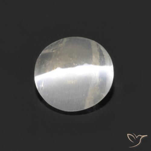 Sillimanite Occhio di Gatto Bianco caldo naturale da 1.01 ct, Ovale, Trasparente