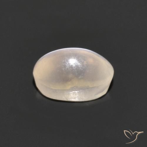 Sillimanite Occhio di Gatto Grigio molto chiaro naturale da 1.00 ct, Ovale, Trasparente