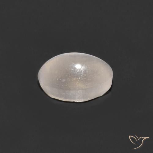 Sillimanite Occhio di Gatto Grigio molto chiaro naturale da 0.68 ct, Ovale, Trasparente