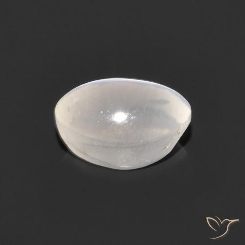 Sillimanite Occhio di Gatto Grigio molto chiaro naturale da 1.05 ct, Ovale, Trasparente