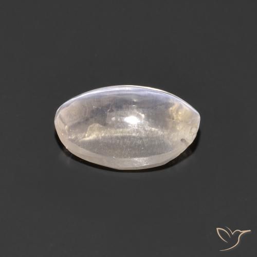 Sillimanite Occhio di Gatto Grigio molto chiaro naturale da 1.29 ct, Ovale, Trasparente