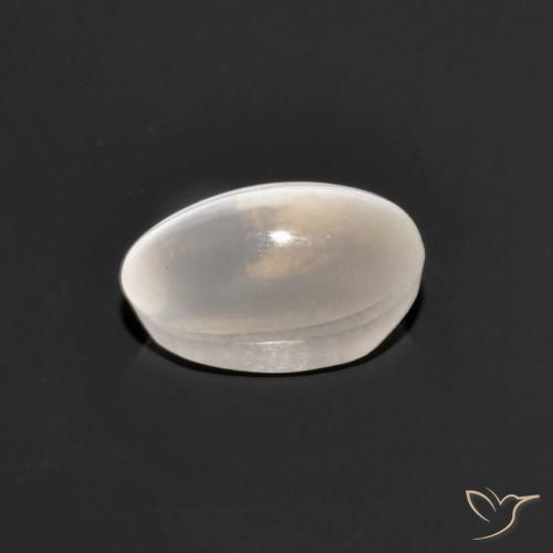 Sillimanite Occhio di Gatto Grigio molto chiaro naturale da 1.10 ct, Ovale, Trasparente