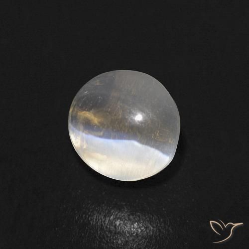 Sillimanite Occhio di Gatto Bianco caldo naturale da 1.08 ct, Ovale, Trasparente