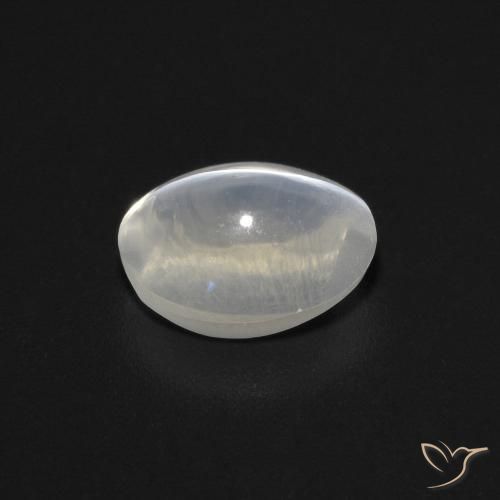 Sillimanite Occhio di Gatto Grigio molto chiaro naturale da 1.05 ct, Ovale, Trasparente
