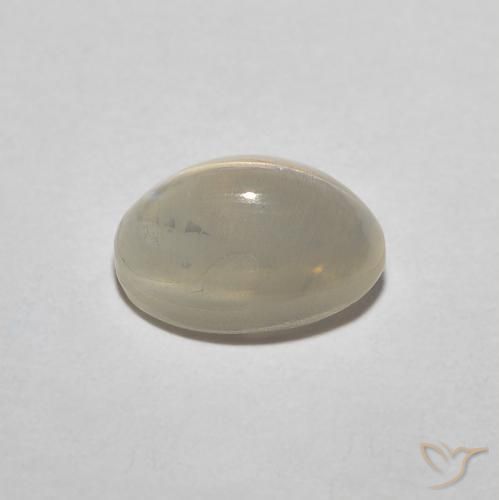 Sillimanite Occhio di Gatto Giallo chiaro naturale da 1.51 ct, Ovale, Traslucido