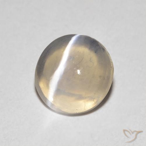 Sillimanite Occhio di Gatto Tortilla Marrone Chiaro naturale da 0.79 ct, Ovale, Trasparente