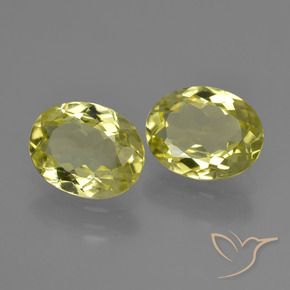 Gemme di Sillimanite Limone giallo naturale da 3.46 ct, Ovale, VVS-VS