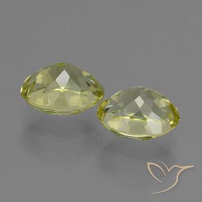 Gemme di Sillimanite Giallo verde naturale da 4.88 ct, Ovale, VS